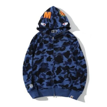 BAPE Blue CAMO Hoodie